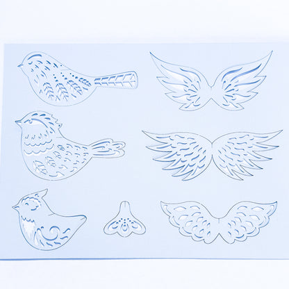 Anhänger Deko Vögel "Birds" Papier 3 Farben - Wohnen auf dem Land