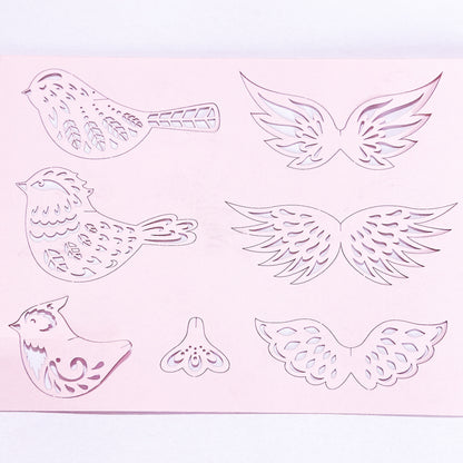 Anhänger Deko Vögel "Birds" Papier 3 Farben - Wohnen auf dem Land