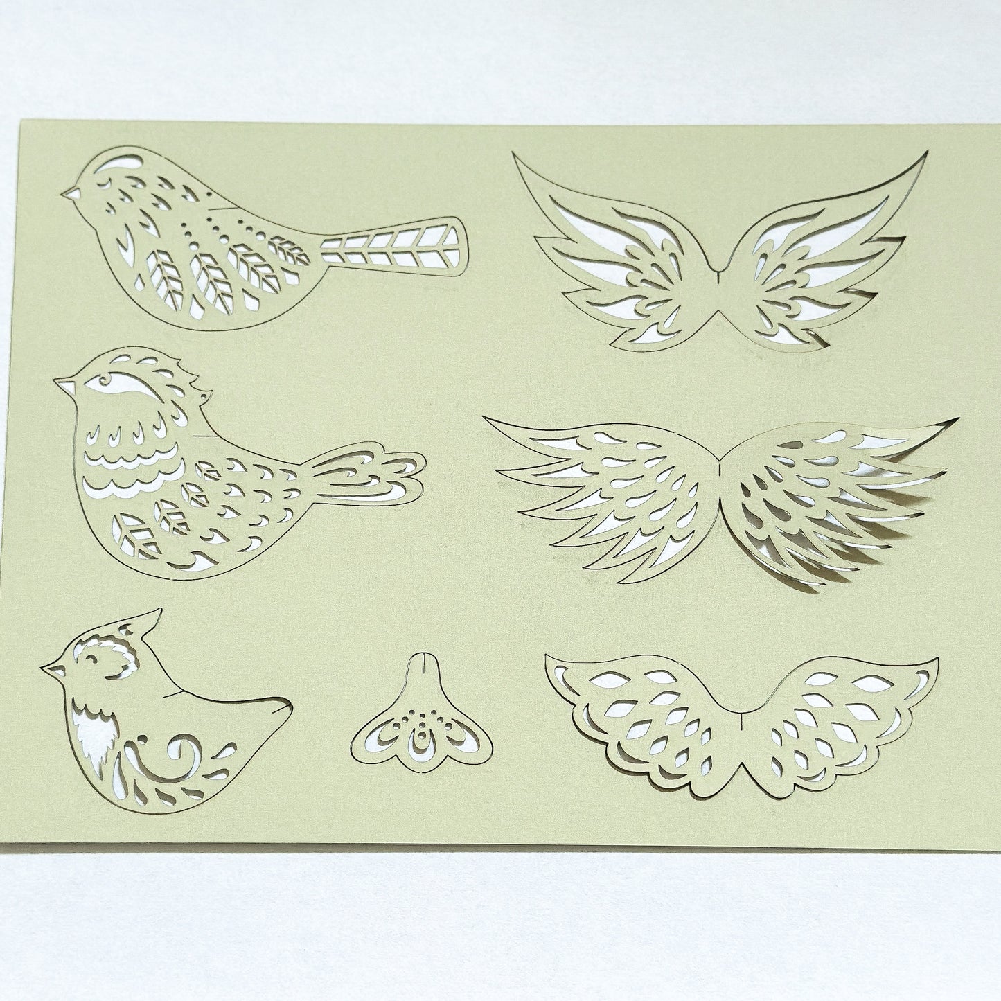 Anhänger Deko Vögel "Birds" Papier 3 Farben - Wohnen auf dem Land