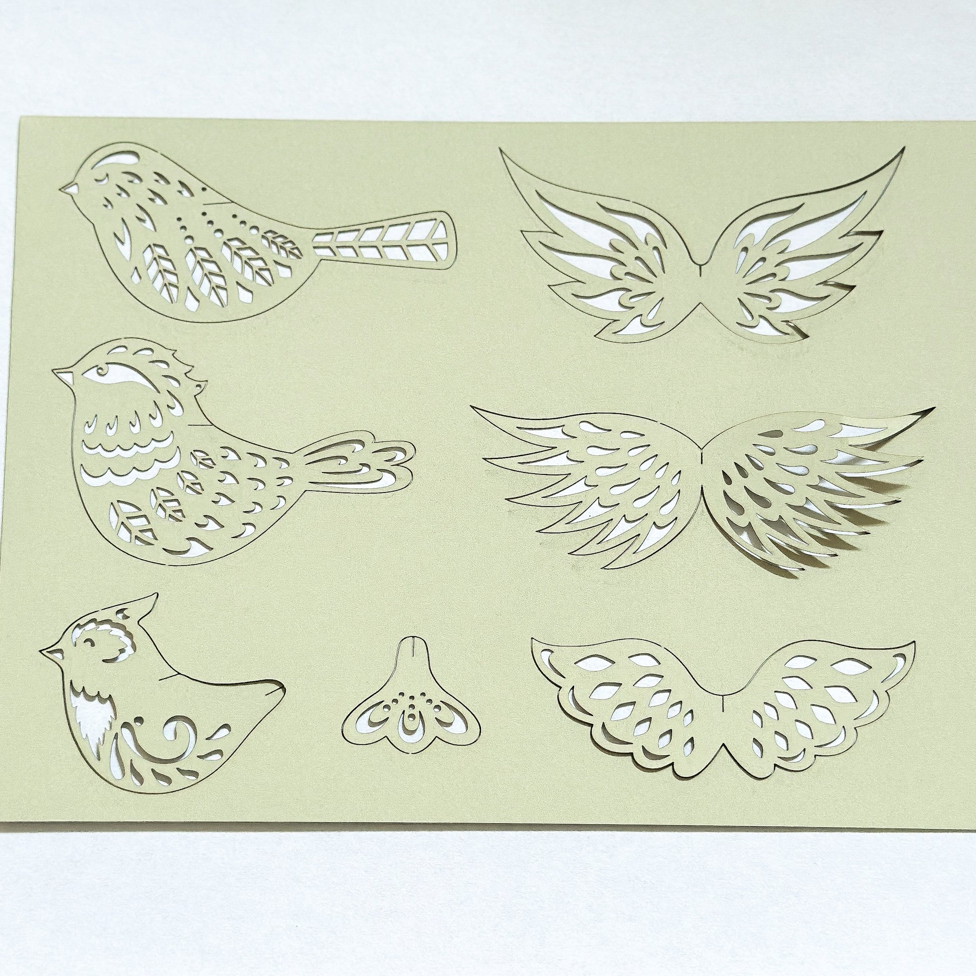 Anhänger Deko Vögel "Birds" Papier 3 Farben - Wohnen auf dem Land