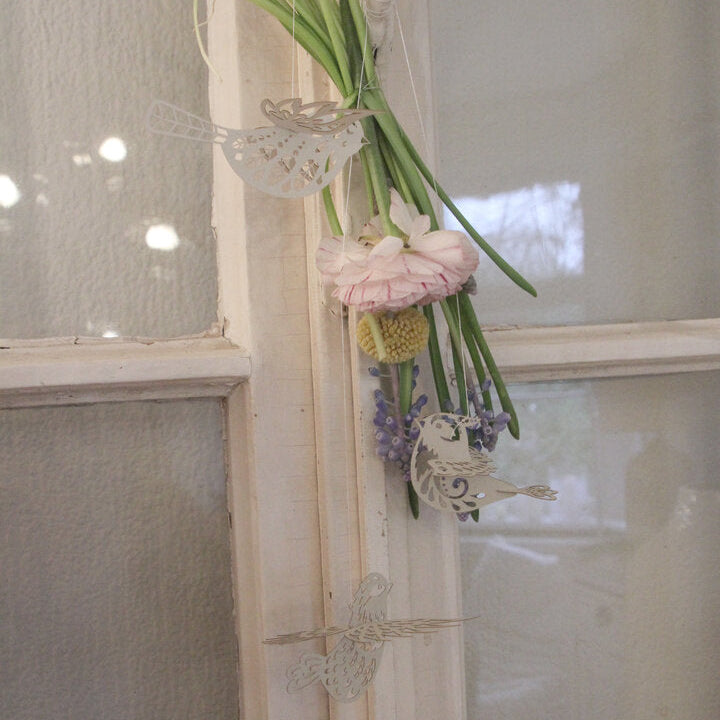 Anhänger Deko Vögel "Birds" Papier 3 Farben - Wohnen auf dem Land