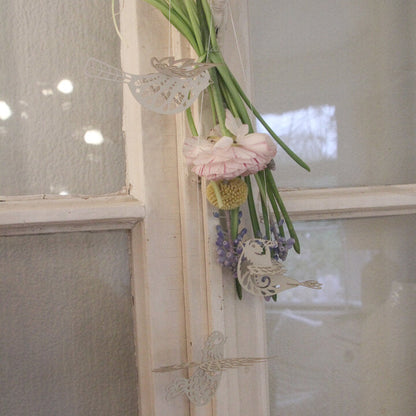 Anhänger Deko Vögel "Birds" Papier 3 Farben - Wohnen auf dem Land