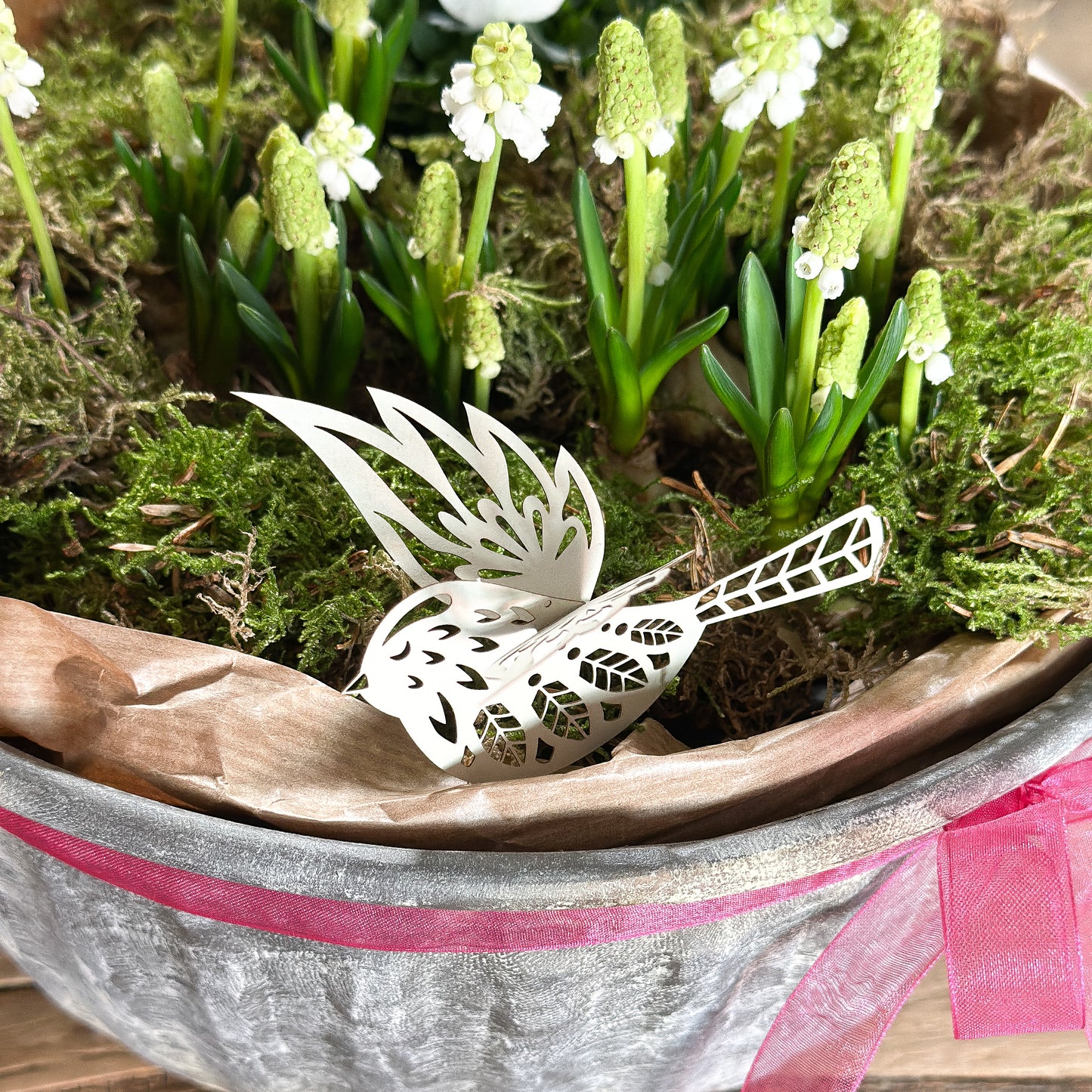 Anhänger Deko Vögel "Birds" Papier 3 Farben - Wohnen auf dem Land