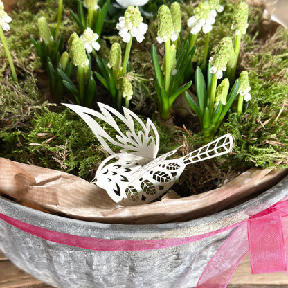 Anhänger Deko Vögel "Birds" Papier 3 Farben - Wohnen auf dem Land