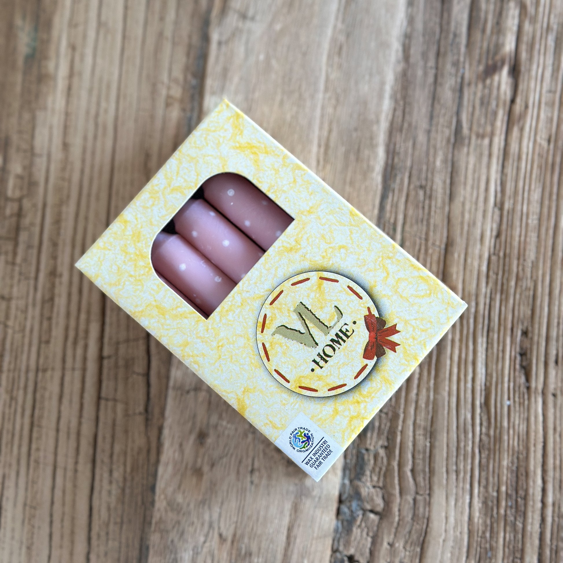 Baumkerzen Set "Pünktchen" 10er Pack Rosa 10cm - Wohnen auf dem Land