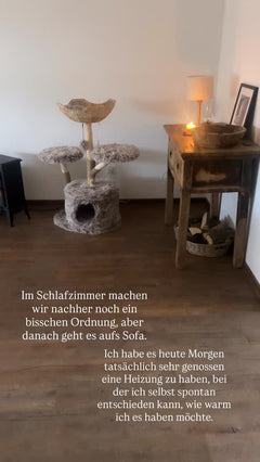Ich habe es heute Morgen tatsächlich sehr genossen eine Heizung zu haben, bei der ich selbst spontan entschieden kann, w