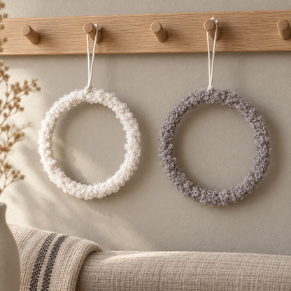 Fellring „Fenna“ zum Hängen 16cm – 2 Farben – ambiente 03 duo