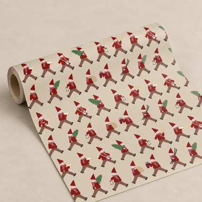 Geschenkpapier „Wichtelmarsch“ 5m-Rolle – Produktansicht