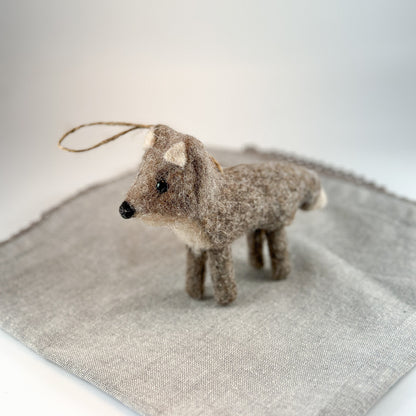 Anhänger "Tiere des Waldes" Filz Grau 4 Varianten - Wohnen auf dem Land