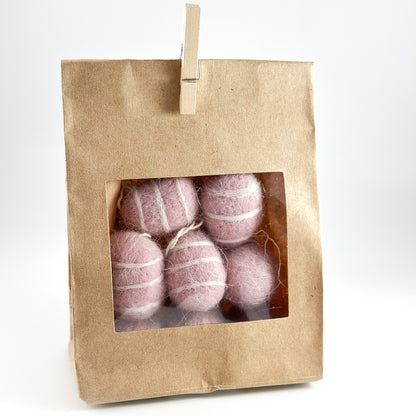 Anhänger Osterset "Ostereier" im Beutel Filz 2 Farben - Wohnen auf dem Land