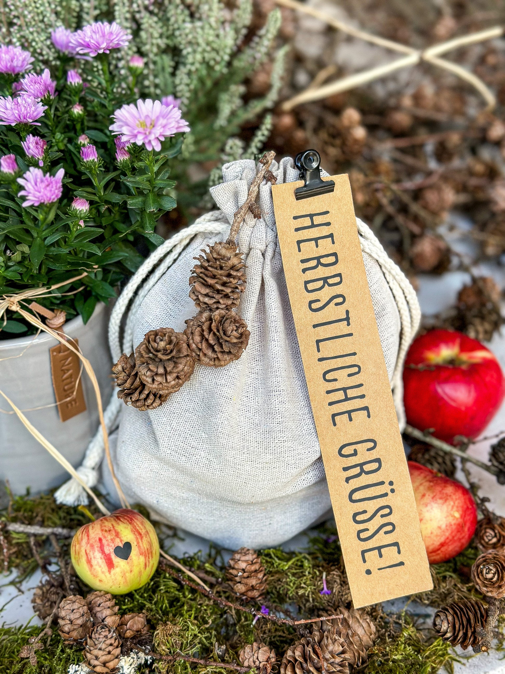 Aufkleber "Herbstliebe" - Wohnen auf dem Land