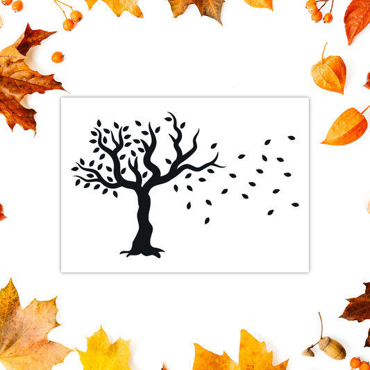 Aufkleber "Herbststurm" - Wohnen auf dem Land