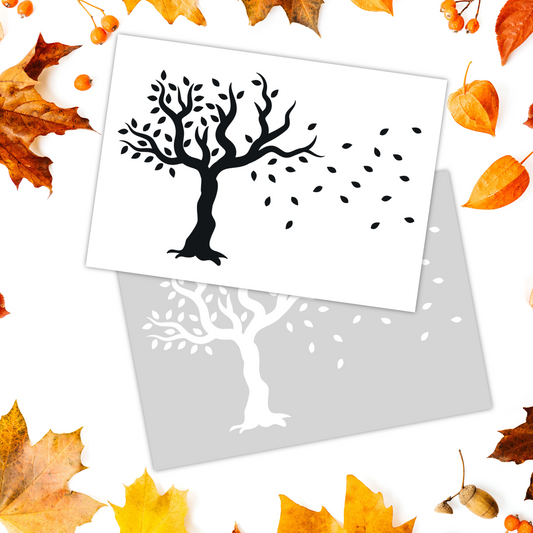 Aufkleber "Herbststurm" - Wohnen auf dem Land
