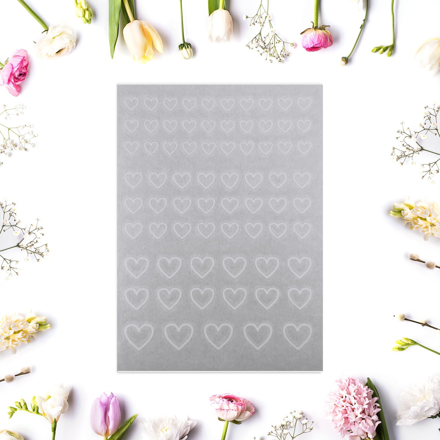 Aufkleber "Filigrane Herzen" - Wohnen auf dem Land