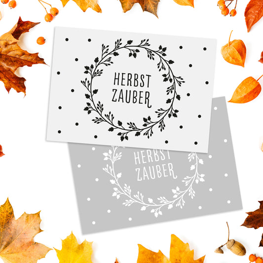 Aufkleber "Herbstzauber" - Wohnen auf dem Land