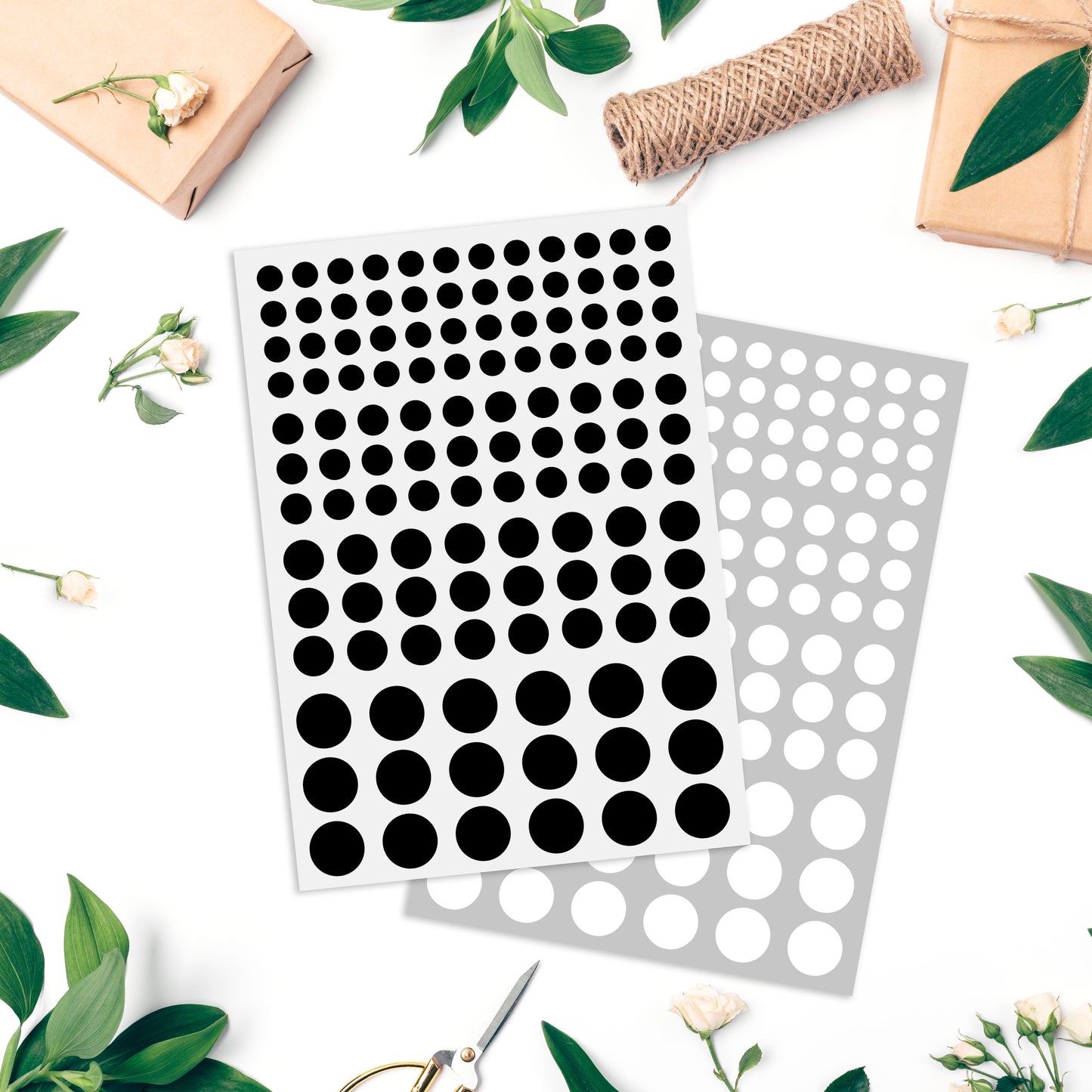 Aufkleber "Kleine Punkte" - Wohnen auf dem Land