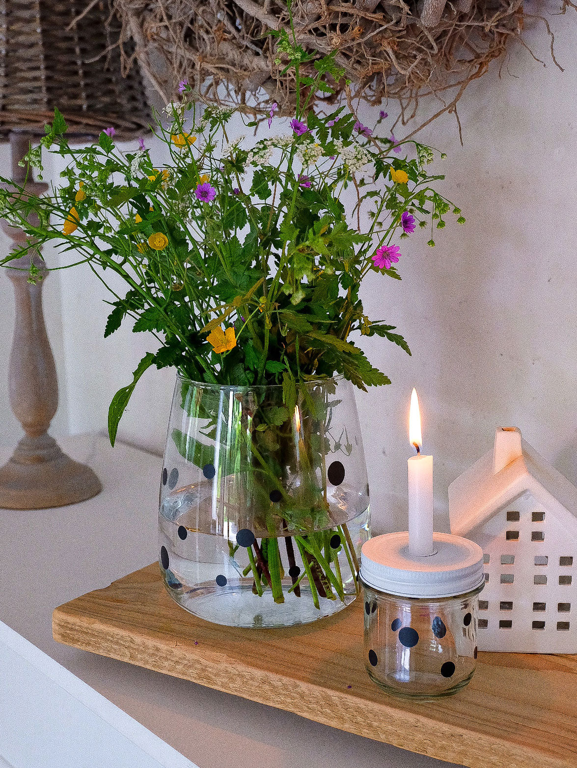 Aufkleber "Kleine Punkte" - Wohnen auf dem Land