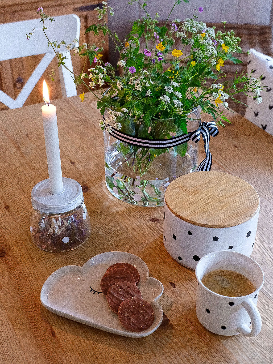 Aufkleber "Kleine Punkte" - Wohnen auf dem Land