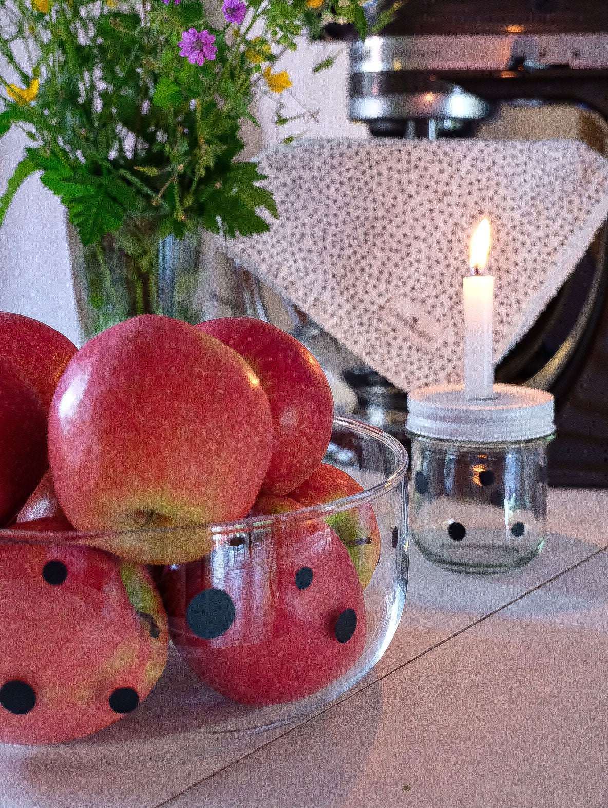 Aufkleber "Kleine Punkte" - Wohnen auf dem Land