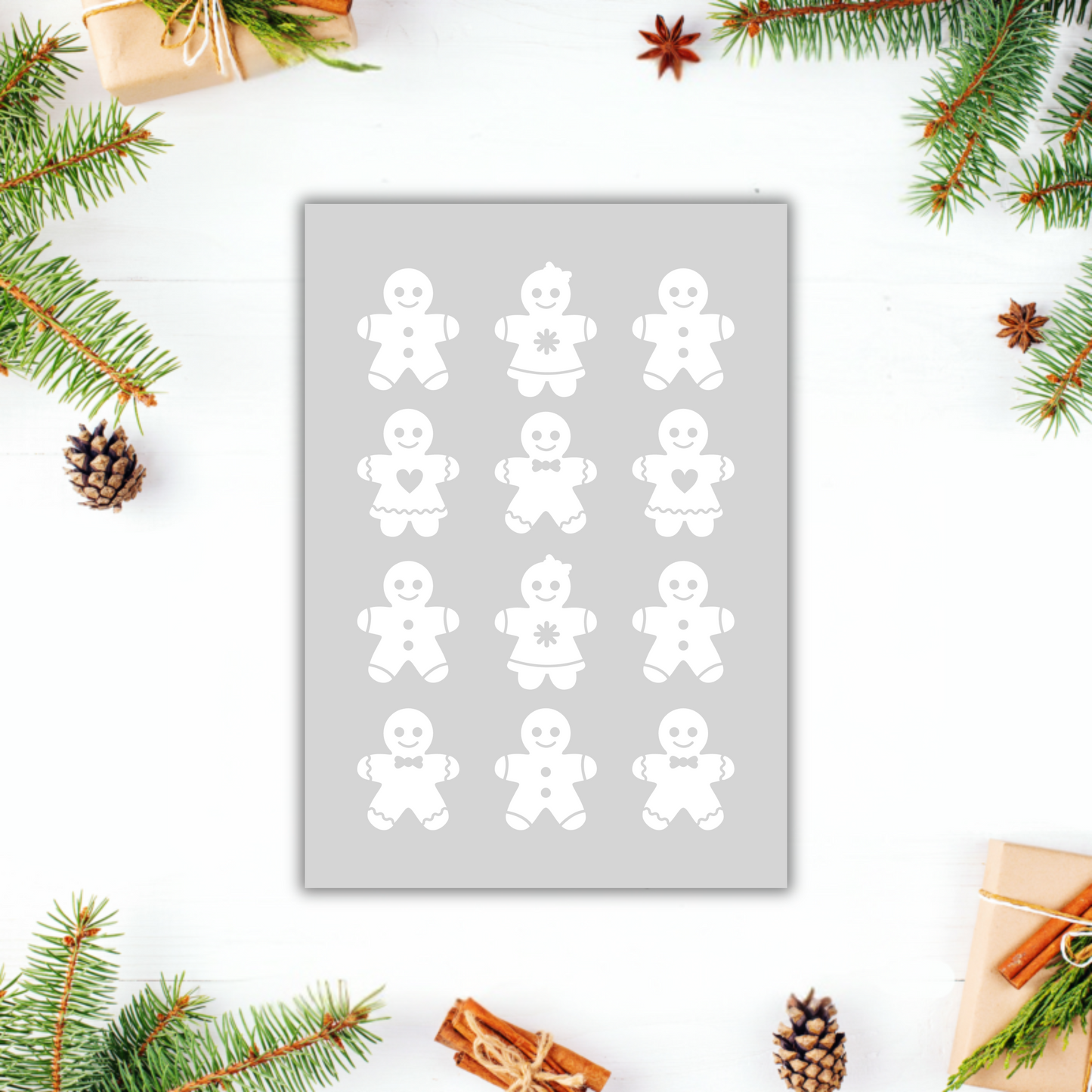 Aufkleber "Lebkuchen-Parade" S/W - Wohnen auf dem Land