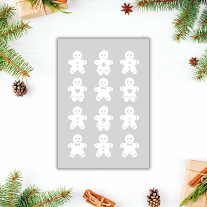 Aufkleber "Lebkuchen-Parade" S/W - Wohnen auf dem Land