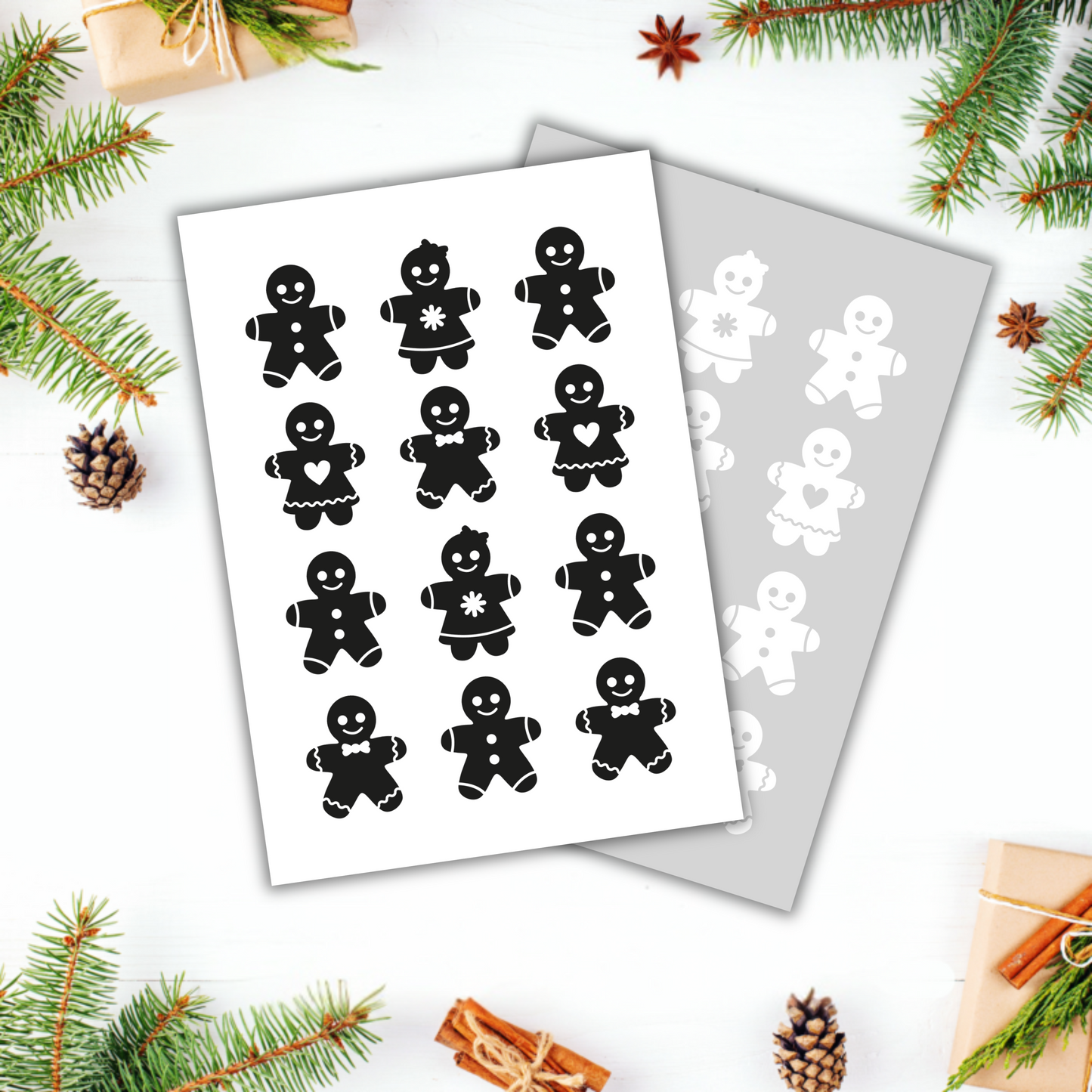 Aufkleber "Lebkuchen-Parade" S/W - Wohnen auf dem Land