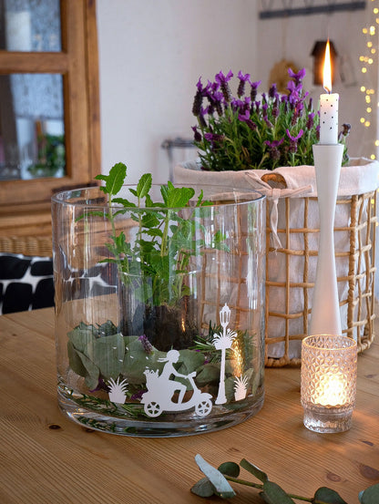 Aufkleber "Vespa-Mädchen" - Wohnen auf dem Land