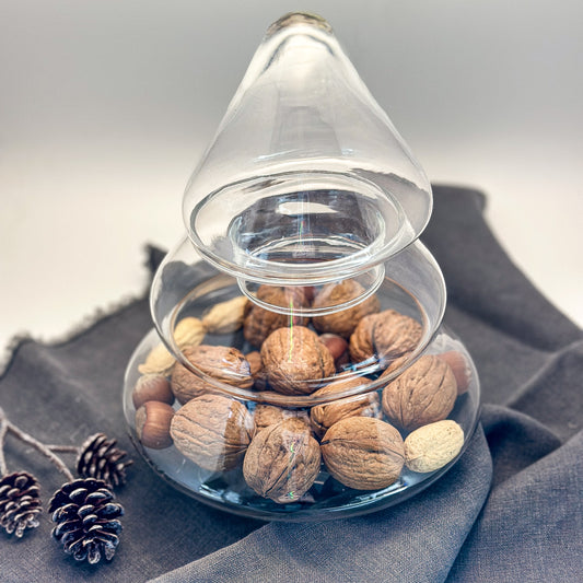 Glas Schale "Tannenbaum" 2-tlg 24cm - Wohnen auf dem Land