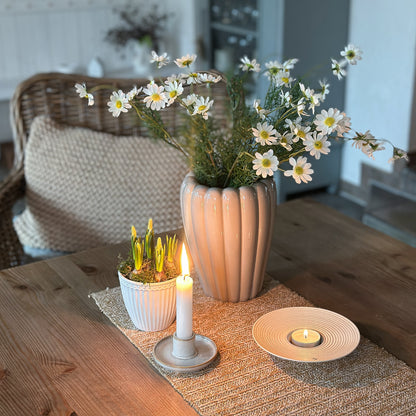 Künstlicher Blütenstrauß "Daisy Love" von Wohnen auf dem Land, 61cm, mit weißen und bunten Blumen, realistische Dekoration