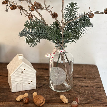 Flasche Glas "Holidays" 500ml 2 Designs - Wohnen auf dem Land