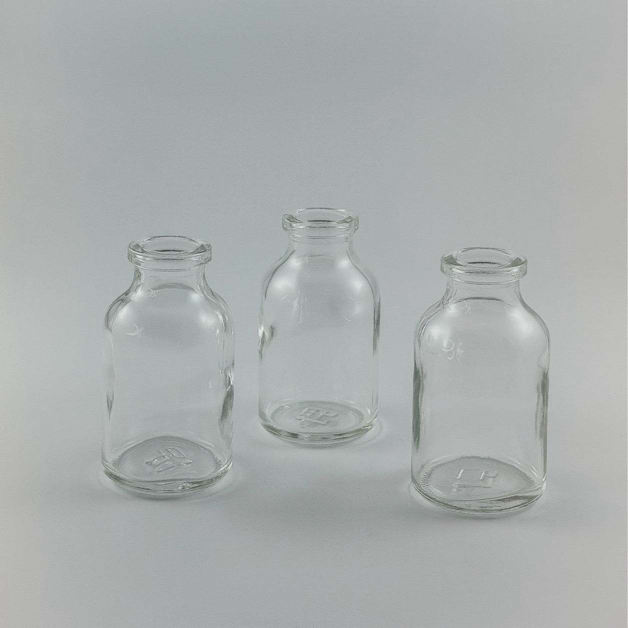 Mini-Fläschchen Glas 3er Set - Wohnen auf dem Land