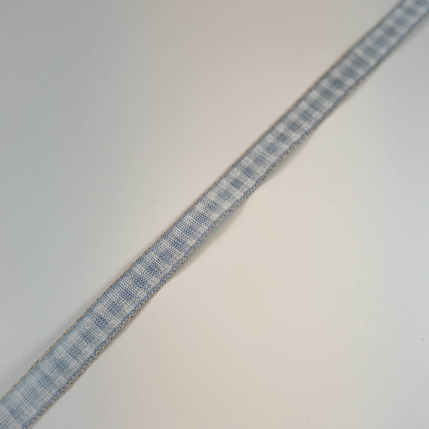 Dekoband "Blaue Karos" Karos Hellblau 15mm - Wohnen auf dem Land