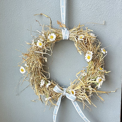 Dekoband "Blüten" Hellblau 15mm - Wohnen auf dem Land