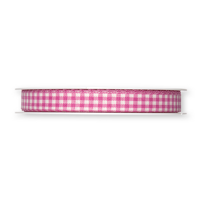 Dekoband "Rosa Karos" Karos Pink 10mm - Wohnen auf dem Land