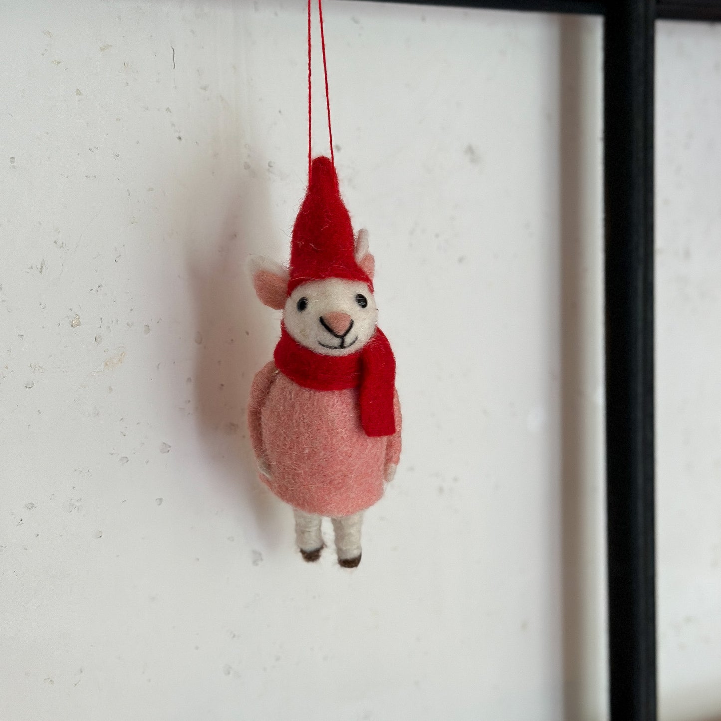 Anhänger Mäuse "Helmut und Helga" Filz 2er Set 15cm - Wohnen auf dem Land