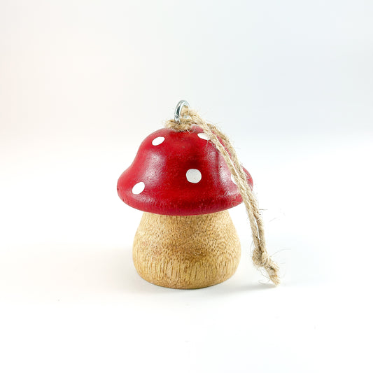 Anhänger "Fliegenpilz" Holz - Wohnen auf dem Land