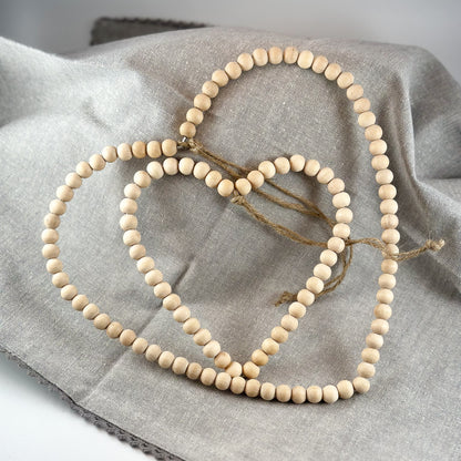 Anhänger Holz Perlen "Herz" (S) - Wohnen auf dem Land