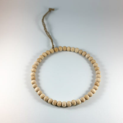 Anhänger Holz Perlen "Ring" Rund Natur - Wohnen auf dem Land
