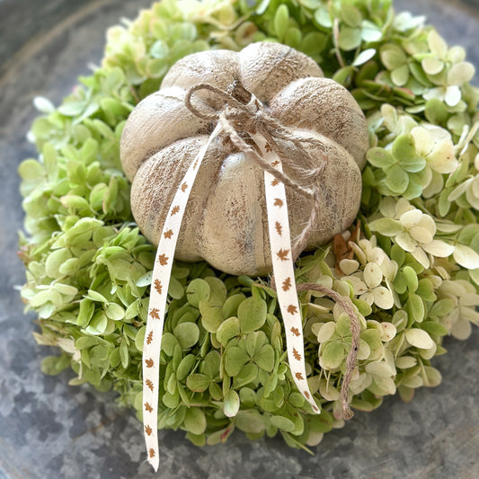 Deko Kürbis "Poly" creme 2 Größen - Wohnen auf dem Land