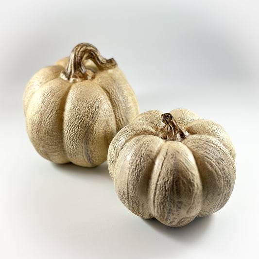Deko Kürbis "Poly" creme 2 Größen - Wohnen auf dem Land