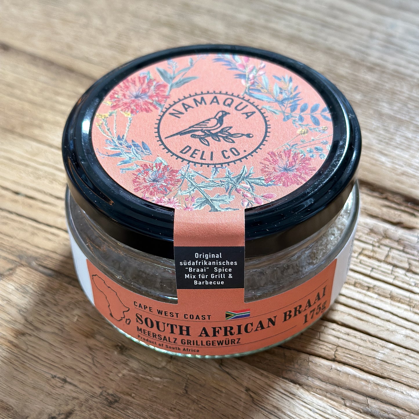 Gewürz Glas "Braai Magic" Grill BBQ Salz Gewürzmischung 175g - Wohnen auf dem Land
