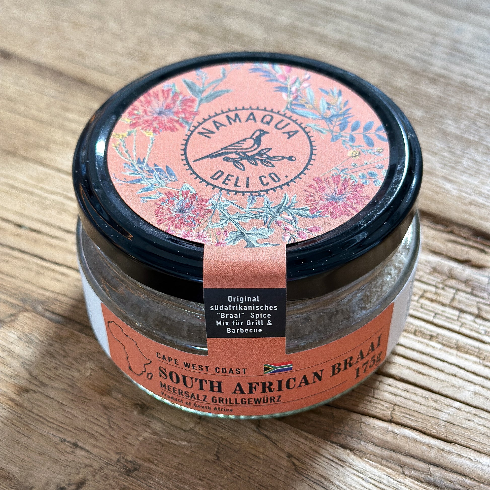 Gewürz Glas "Braai Magic" Grill BBQ Salz Gewürzmischung 175g - Wohnen auf dem Land