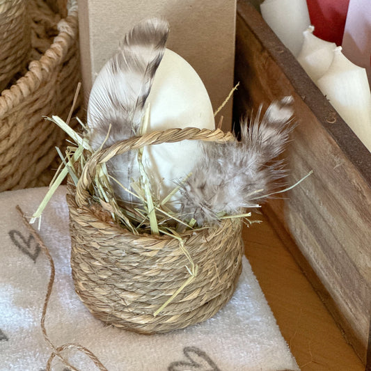 Körbchen mit Henkel - Wohnen auf dem Land
