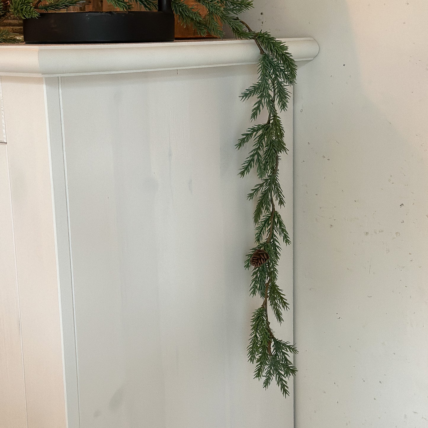 Deko Girlande Tanne mit Zapfen "Nordic Pine" Grün 183cm - Wohnen auf dem Land