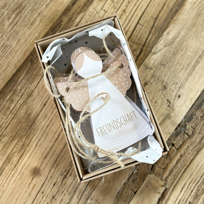 Girlande Geschenkbox "Eine Kiste Schutzengel" Papier - Wohnen auf dem Land