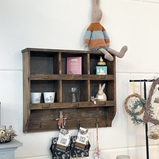 Wandregal "Country Home" Holz Vintage - Wohnen auf dem Land
