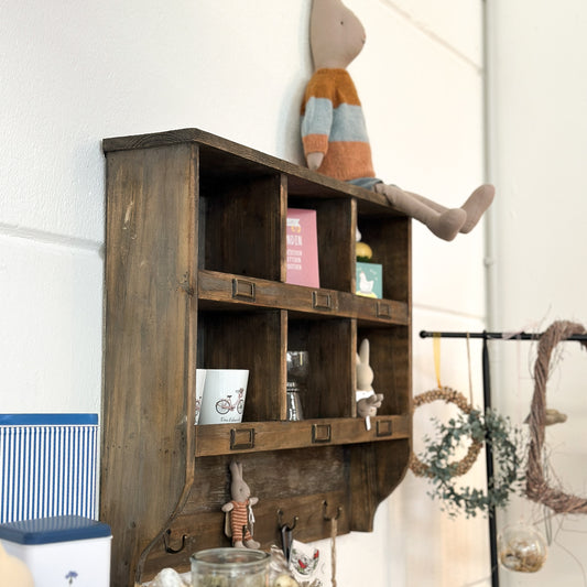 Wandregal "Country Home" Holz Vintage - Wohnen auf dem Land