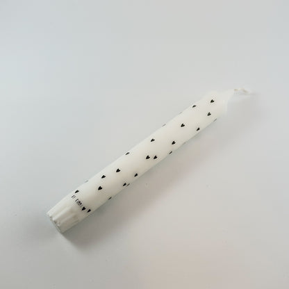 Stabkerze "Herzen" 190x22 - Wohnen auf dem Land