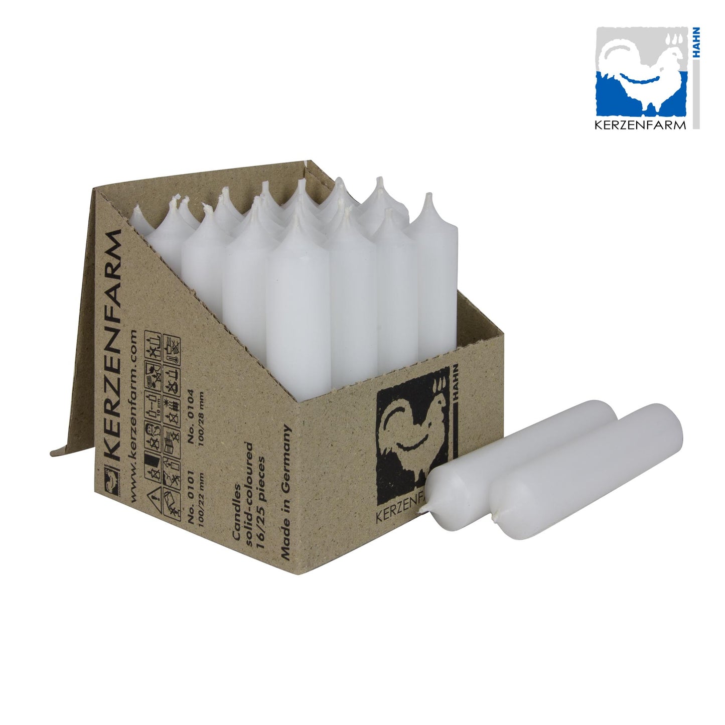 Stabkerze 100x22 6 Farben - Wohnen auf dem Land