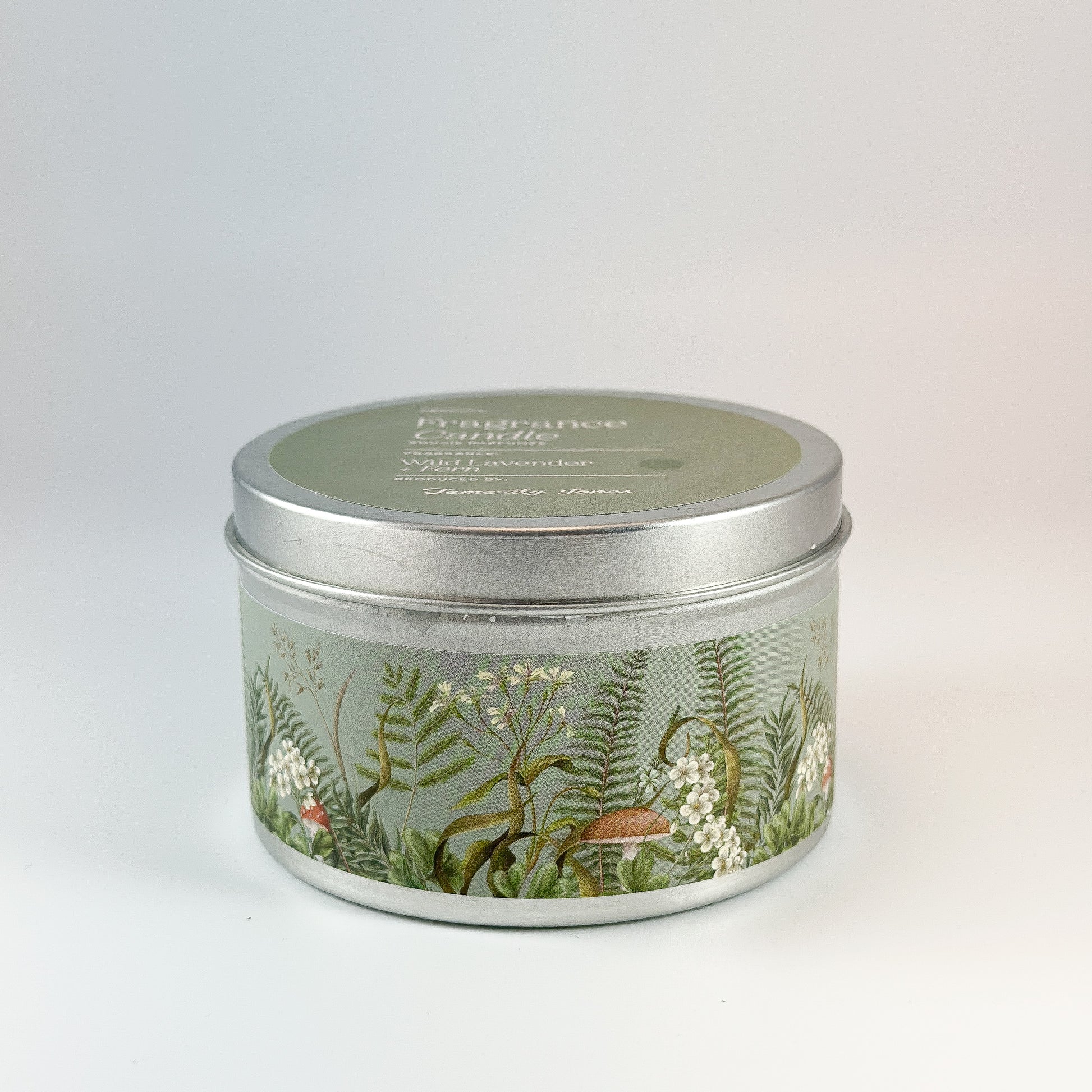 Wohnen auf dem Land Duftkerze in Dose "Nature Fragrance" mit Lavendel, Wildkräuter oder Farn, natürliche Kerze im Glas, 2 Varianten